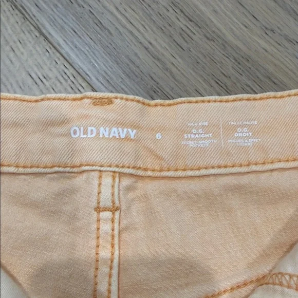 Old Navy Light Orange Jean Shorts - Picture 2 of 2